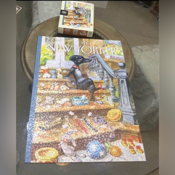 New York Puzzle Company - New Yorker Tag Sale - 1000 Piece Jigsaw Puzzle - Picture 2 of 4